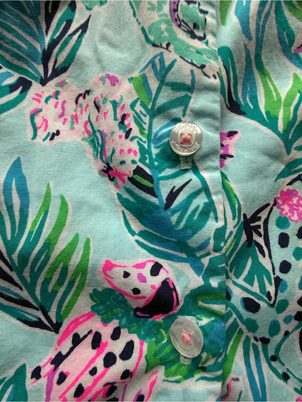 Lilly Pulitzer Baby Lilly Shift Barking Up The Palm Tree 18-24 Mo - Picture 3 of 6
